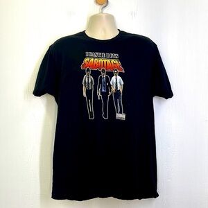 Tultex - 2008 Beastie Boys Sabotage Graphic Black Short Sleeve T Shirt Size XL